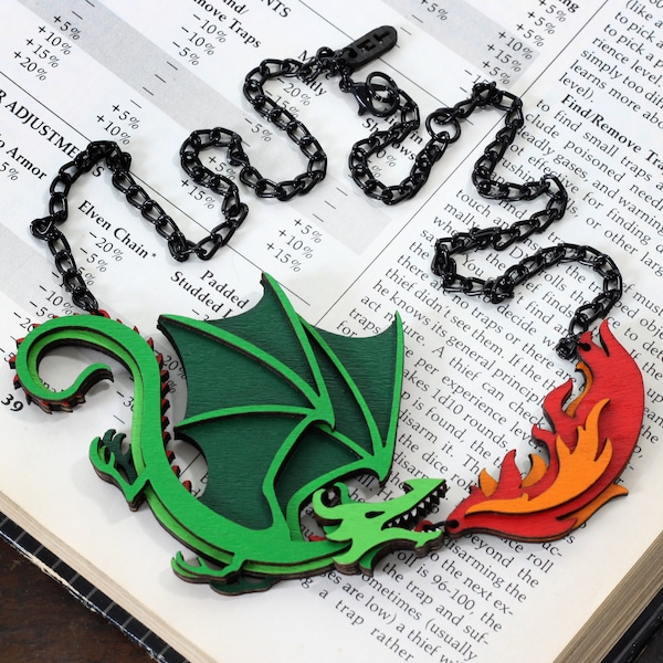 Dragon / Flame Necklace - Quest Collection