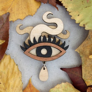 Mourning Eye Brooch Afterlife Collection image 1