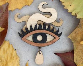 Mourning Eye Brooch - Afterlife Collection