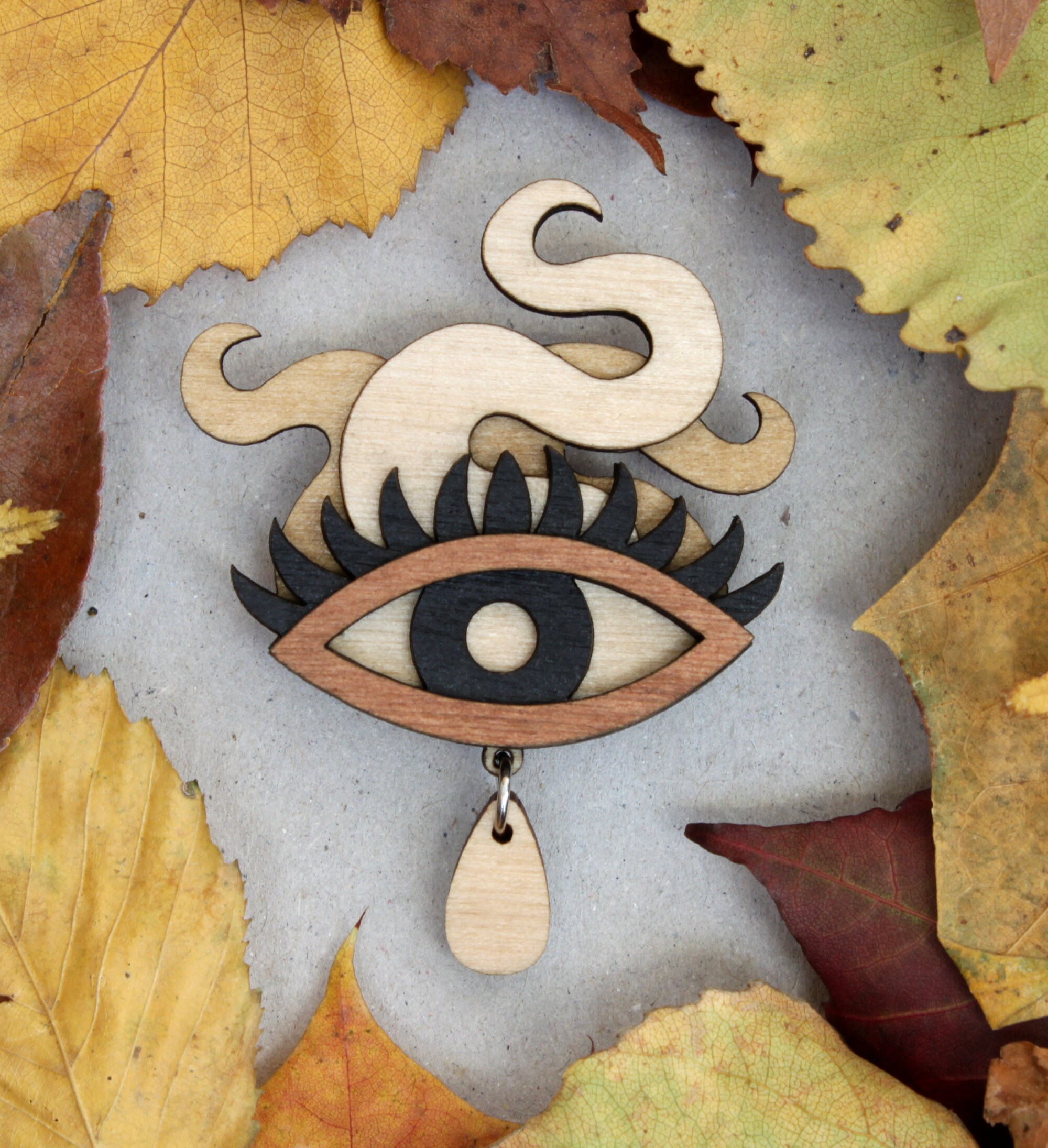 Crying Eye Brooch - Etsy