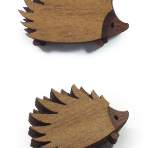 Hedgehog Brooch Woodland Collection image 2