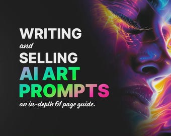 Guía de arte con IA: Crea y vende arte con IA (61 páginas)