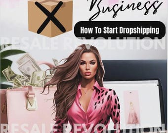 Cómo iniciar un negocio de dropshipping | Libro electrónico de marketing digital de 20 páginas | Guía para generar ingresos extra