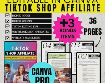 Ganchos y scripts de afiliados de TikTok | Monetiza TikTok | MRR y PLR | Aumenta las ventas y la interacción | Derechos de reventa |