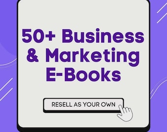 Megapaquete de más de 50 libros electrónicos sobre negocios y marketing | Guía completa para emprendedores