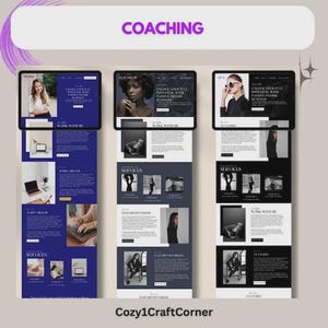 40 Canva Website Templates for MRR & PLR Businesses image 2
