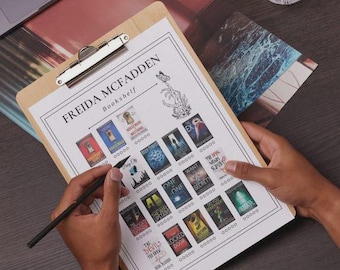 Lista de lectura de Freida McFadden | Registro de lectura imprimible