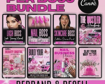 Cómo iniciar y hacer crecer un negocio de uñas | Libro electrónico + Plantilla de Canva | Descarga digital