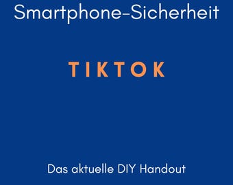Tiktok_Sicherheit DIY Handout