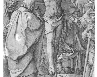 The Crucifixion Lucas van Leyden Painting Poster Digital File instant download
