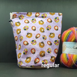 R/M/S/W/DPN 女性用ウィザードプロジェクトバッグ 編み物/かぎ針編み/工芸用