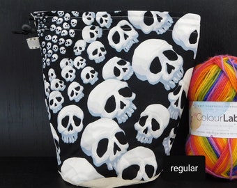 M/DPN Infinity Skull project bags for knitting crochet crafts
