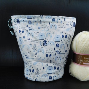 M/S/W Merry force be with you project bag for knitting/crochet/crafts