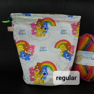 DPN cosy only Bears project bag for knitting/crochet/crafts