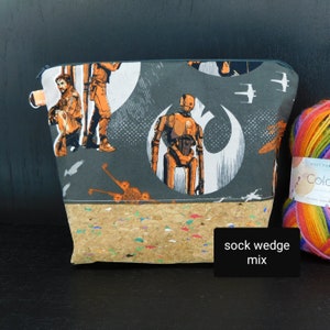 M/S Rebel scum project bag for knitting/crochet/crafts