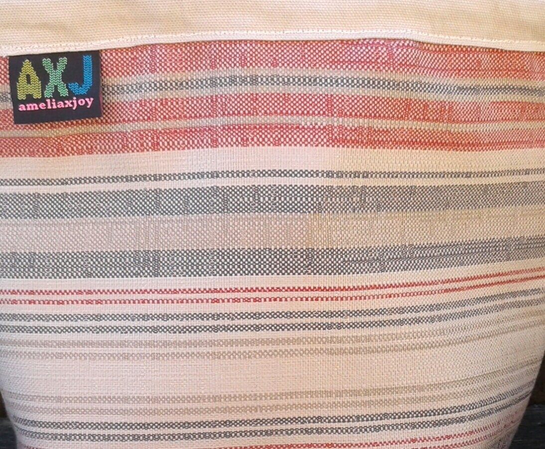 Red Stripe Project Bag for Knitting Crochet Crafts - Etsy