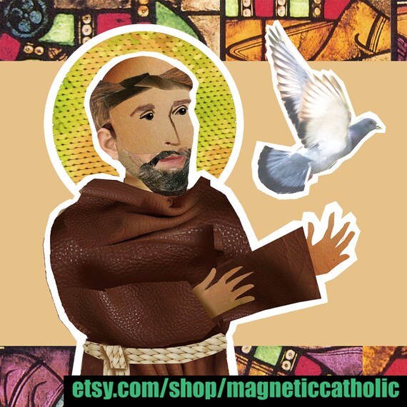 St Francis of Assisi Patron Saint of Animals DIY Craft Project - Etsy Ireland St Francis of Assisi Patron Saint of Animals DIY Craft Project - Etsy Ireland