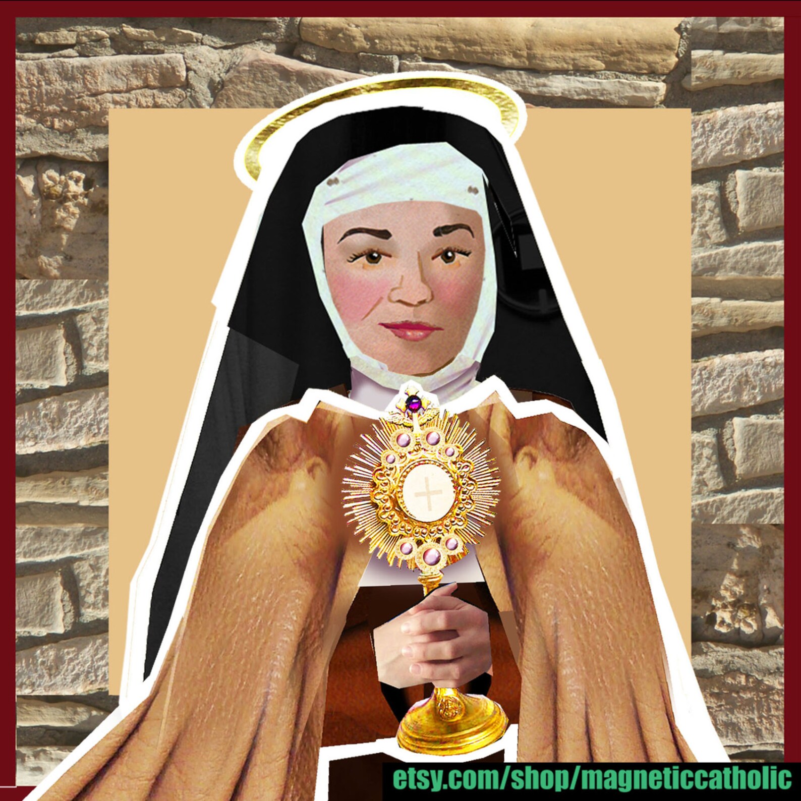 Saint Clare Order Of The Poor Clares DIY Digital Download Etsy
