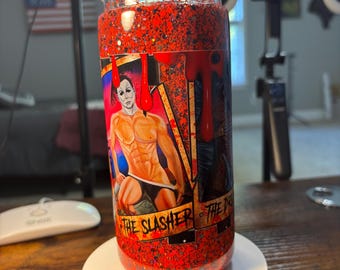 Sexy and Naughty Horror Guys  20oz Snowglobe Tumbler