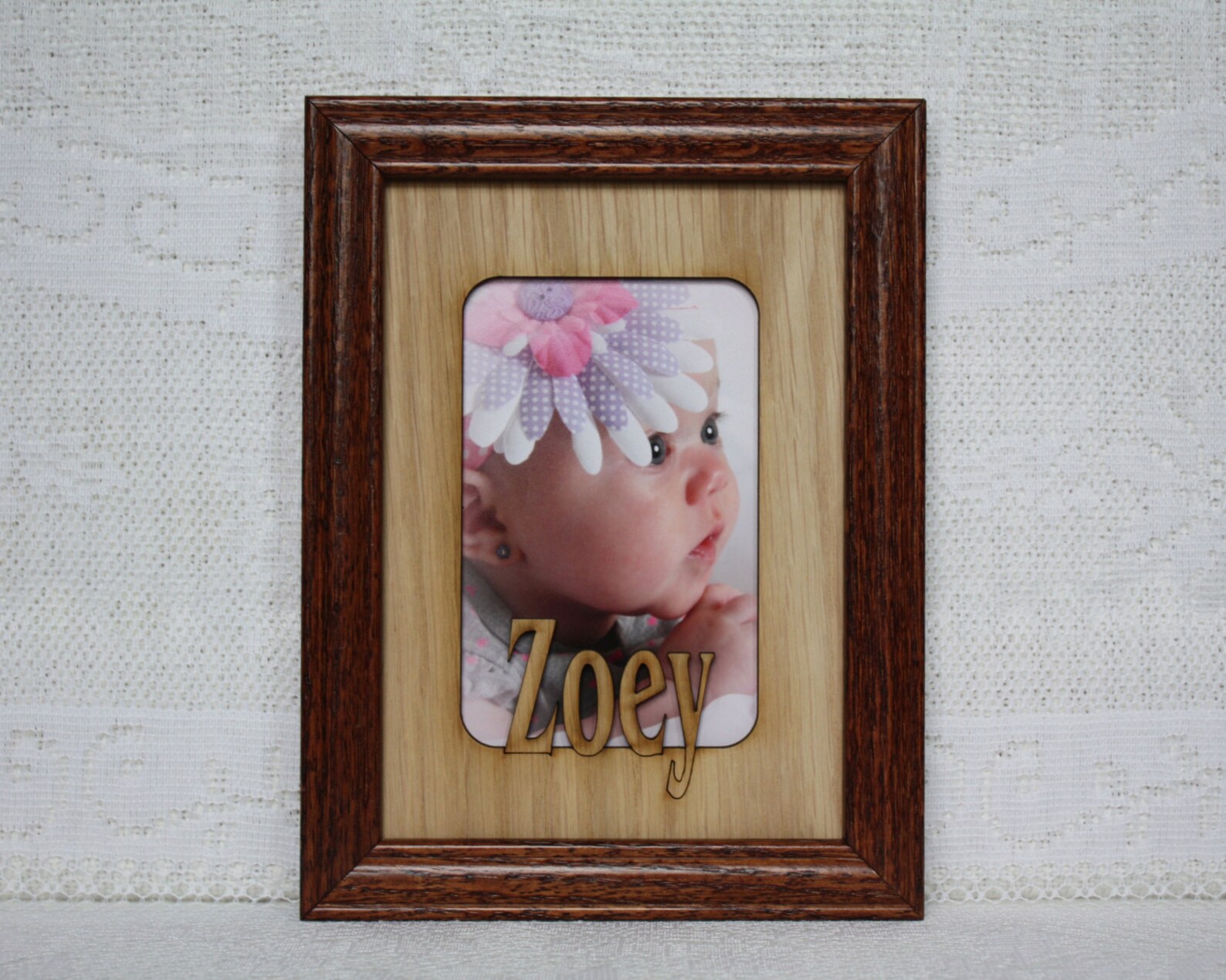 8x10 Name Frame Personalized Picture Frame Mat insert for Etsy