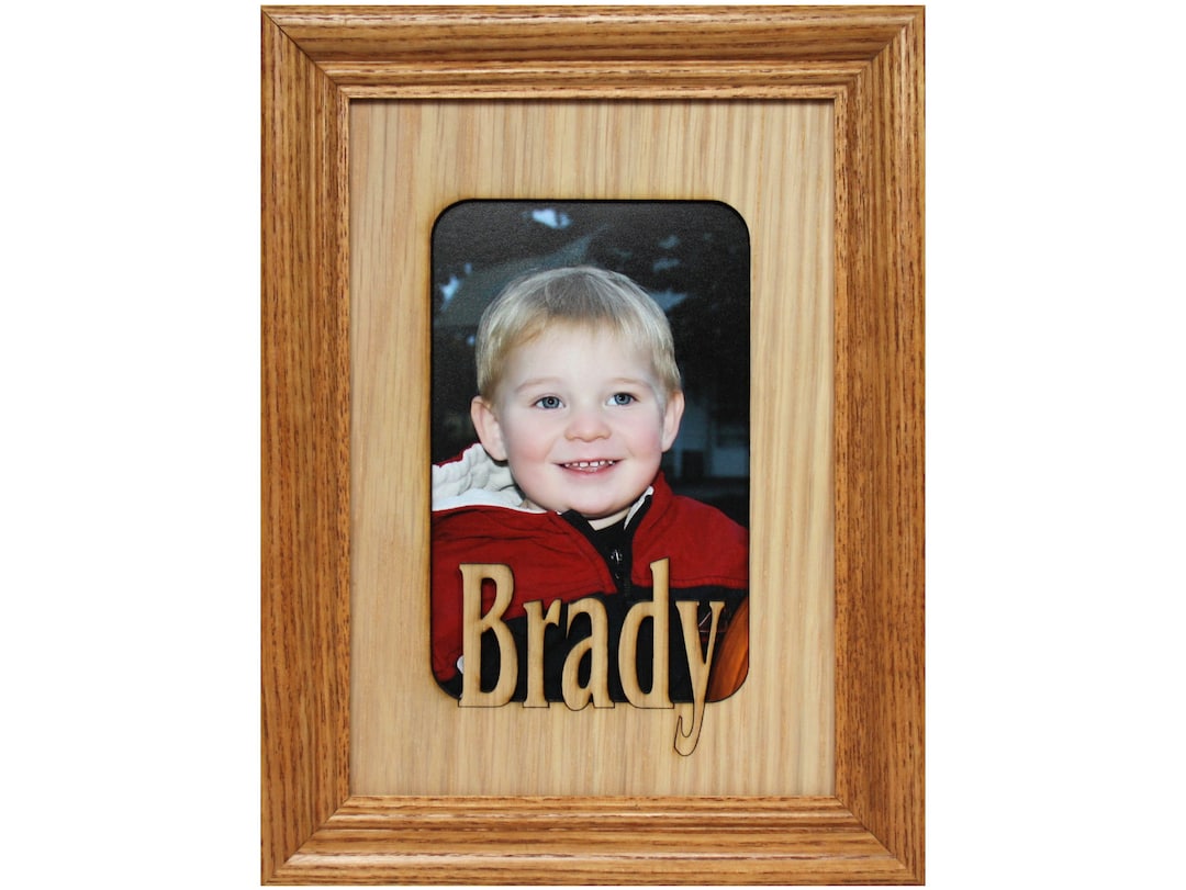5x7 Name Frame Personalized Picture Frames 5x7 Mats Inserts Custom