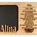 5x7 Name Meaning Picture Frames 5x7 Mat Insert Name Meanings Personalized Baby Gifts Grandparent Day Custom Wooden Laser Engraved 
