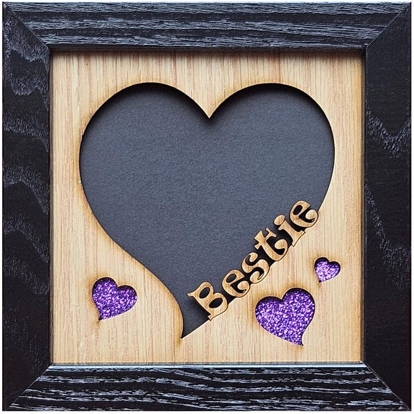 Heart Shaped Picture Frame - Etsy