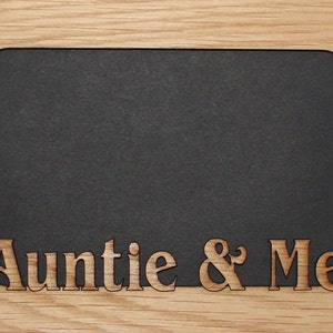 5x7 Auntie & Me mat INSERT fits into a picture frame – Aunt Frame, Aunt, Auntie, Aunt gift, I love my Aunt, Aunt to be, Gifts for Aunts