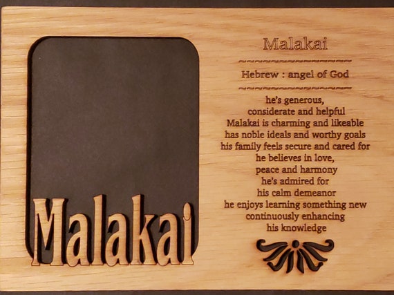Personalized wood NAME FRAME//ANY NAME-w//o frame-8x10