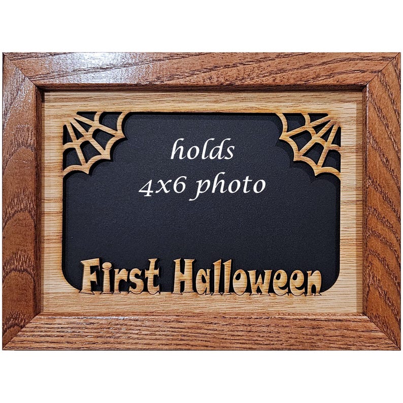 5x7 First Halloween Picture Frame for 4x6 Photo Halloween Home