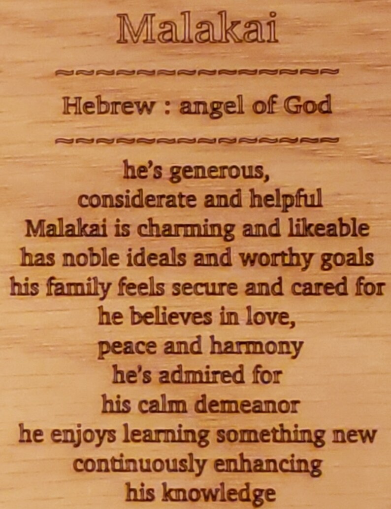 5x7 Name Meaning Mattes Insert for 5x7 Picture Frames NO FRAME Etsy