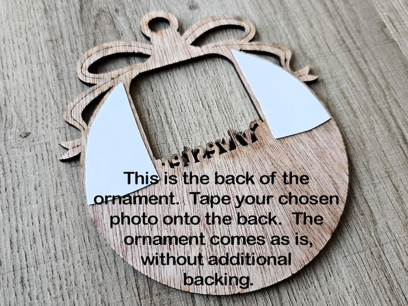 5 Name Meaning Christmas Ornament Personalized Name Frame 2x2 Photo