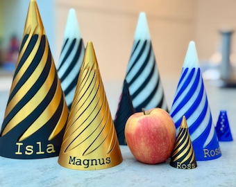 Personalised Impossible Pyramid Fidget Toy – 3D Printed Passthrough Puzzle, Sensory Toy, Glow-in-the-Dark Option