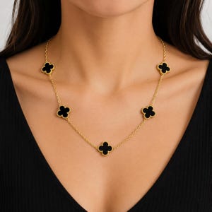 Van cleef alhambra black necklace - Etsy 日本