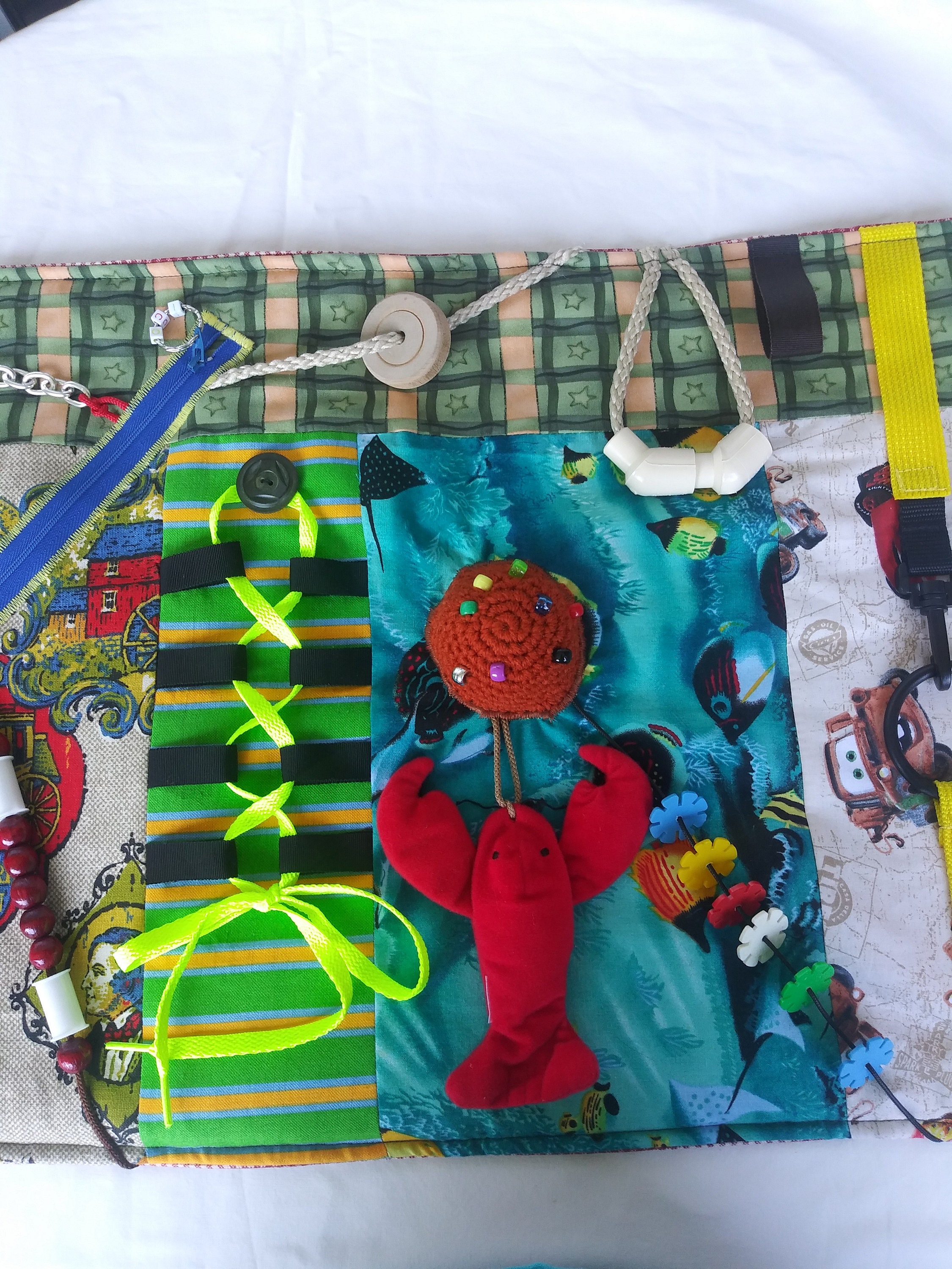 Fidget Quilt for Dementia Alzheimer's and Others.busy Etsy UK