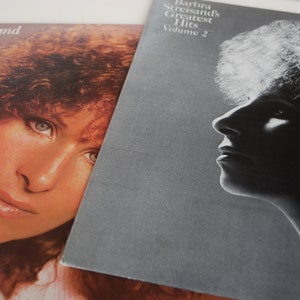 2 Vintage record Barbra Streisand