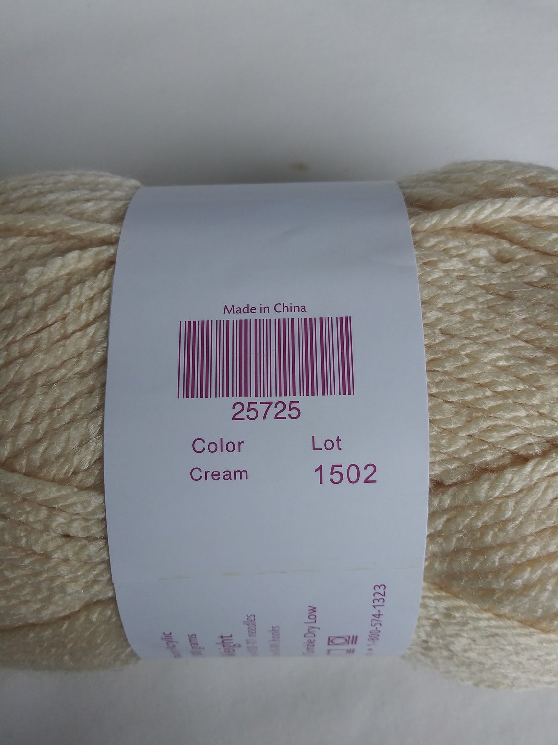 1 ball Knit Picks Yarn Brava Bulky/Cream Etsy
