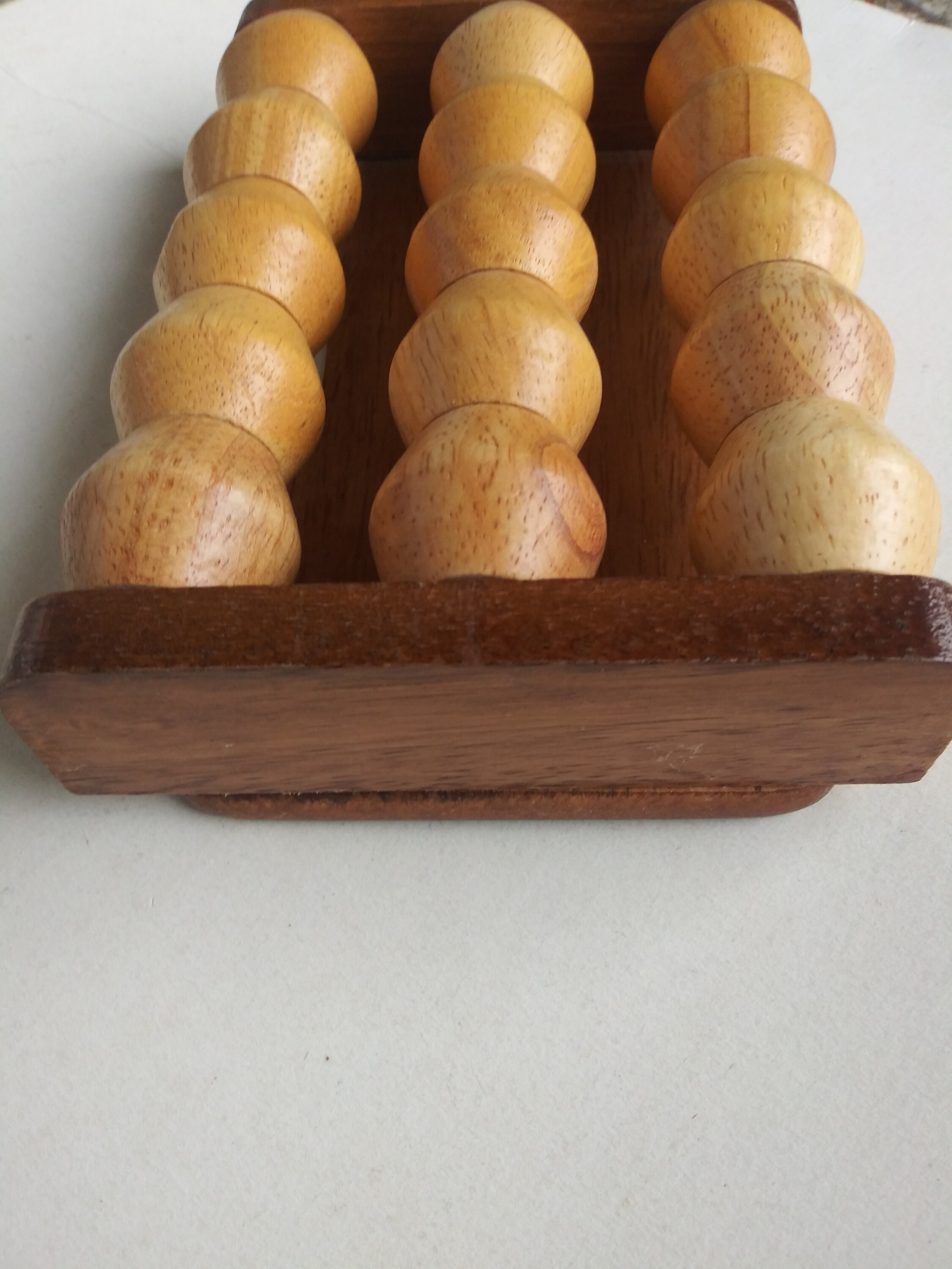Vintage Wood Bead Foot Massager Etsy