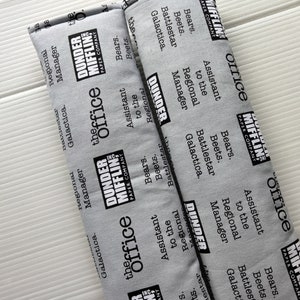 The Office Dunder Mifflin Seatbelt Covers - Car Accessory (Set of 2)