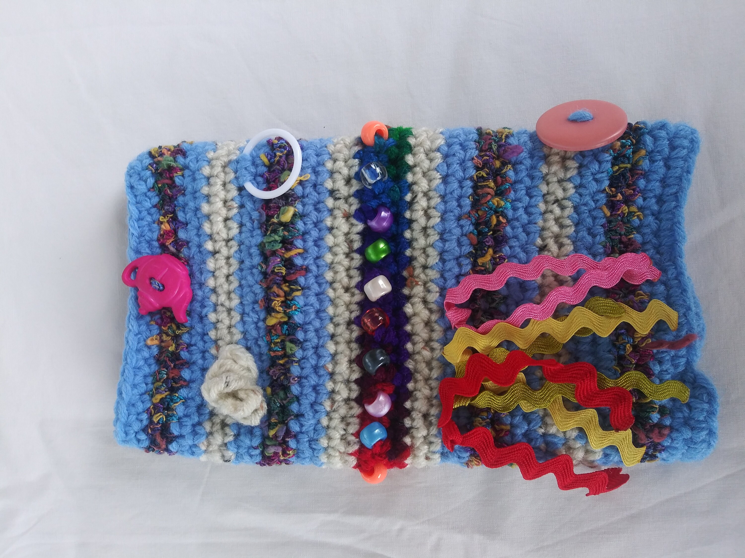 Knitted Fidget Muff: Sensory Twiddle Muff for Dementia, Alzheimer's