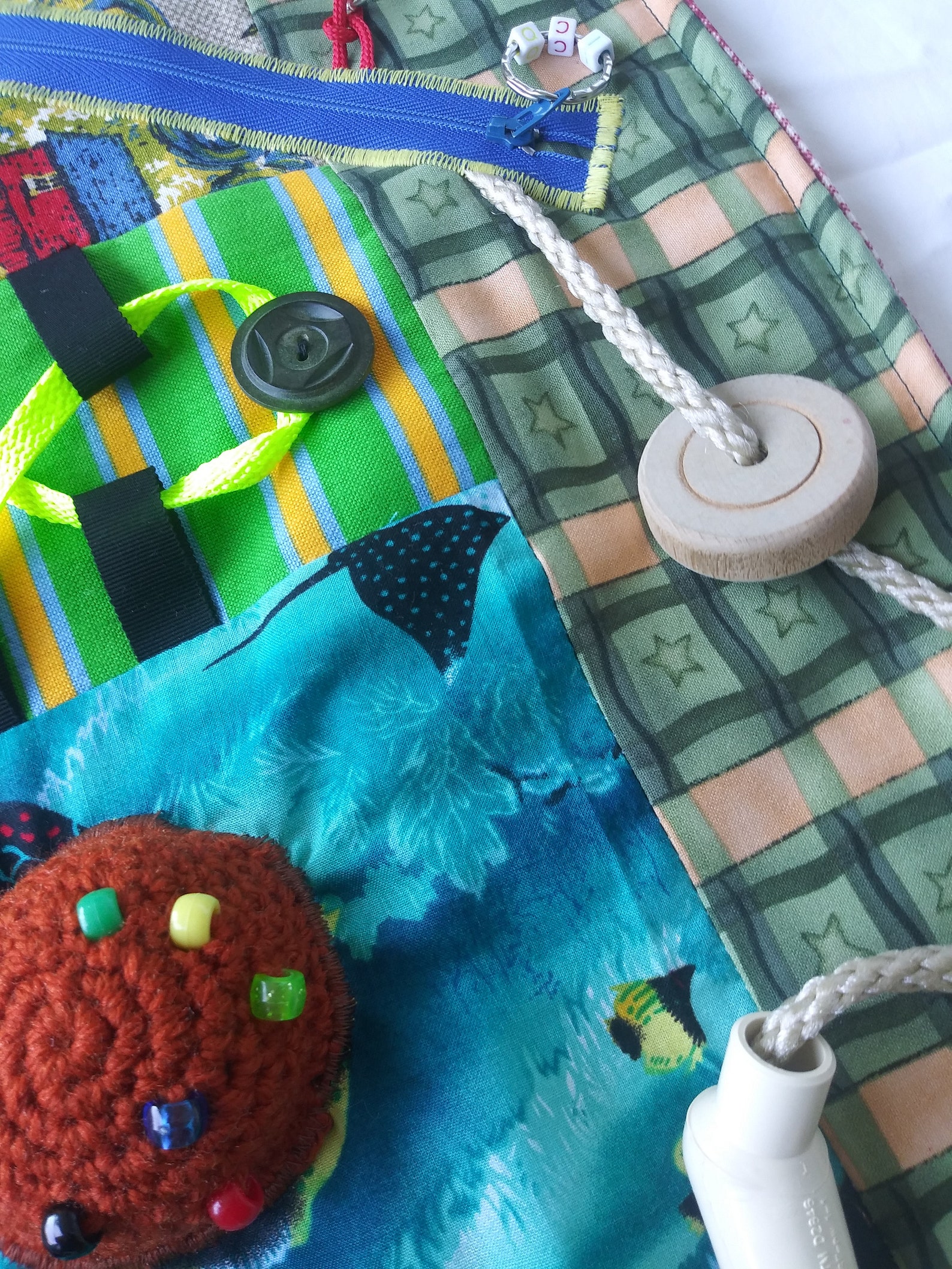 Fidget Quilt for Dementia Alzheimer's and Others.busy Etsy UK