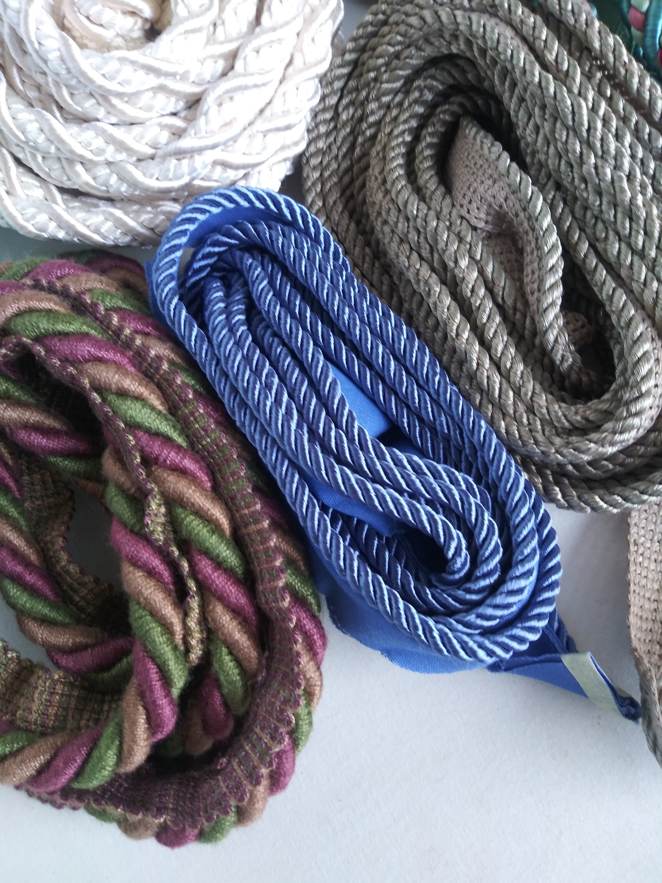 20 Yard Lot of Assorted Rope Trims destash Etsy