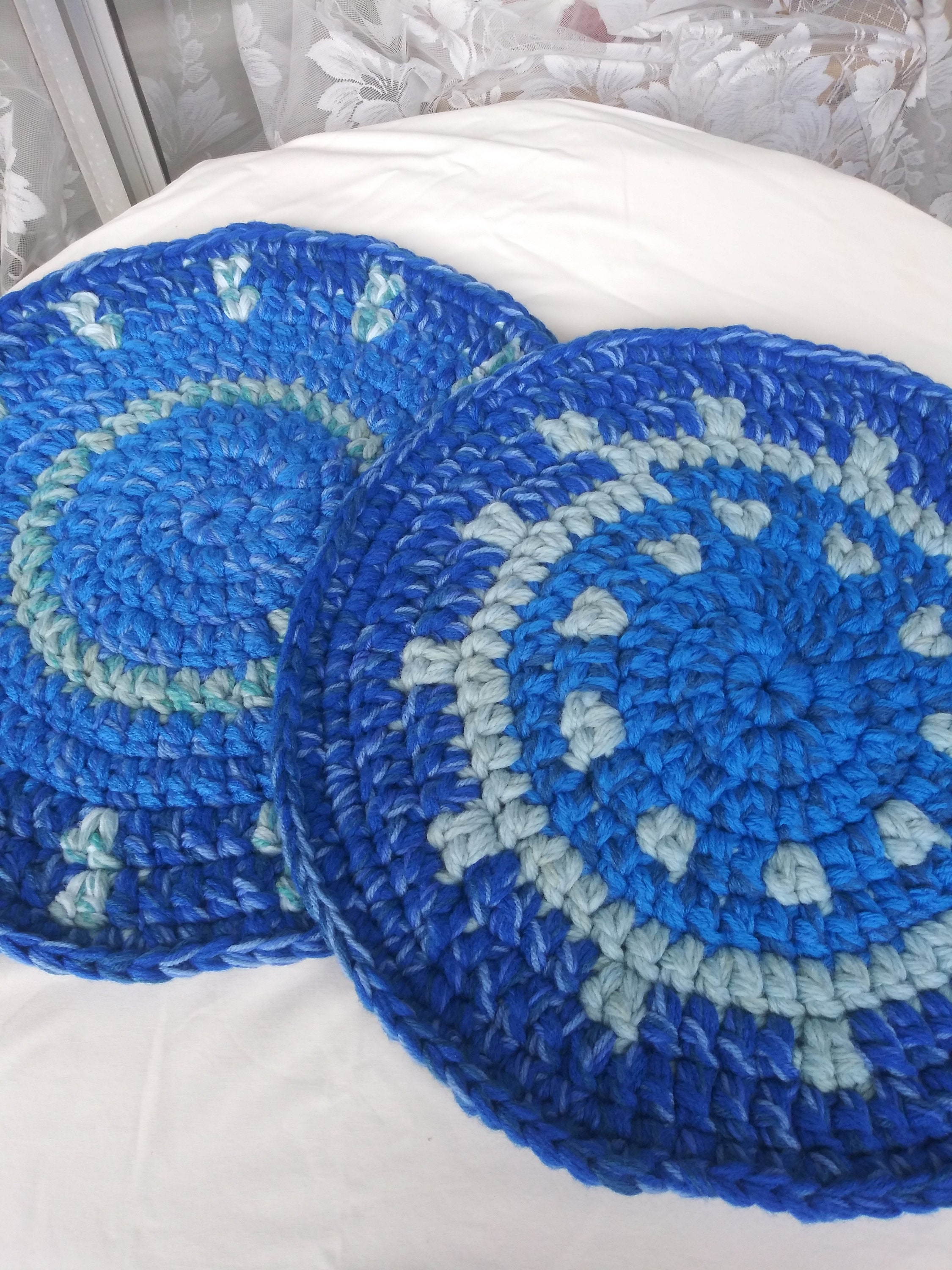 Ensemble Bleu De 2 Coussins
