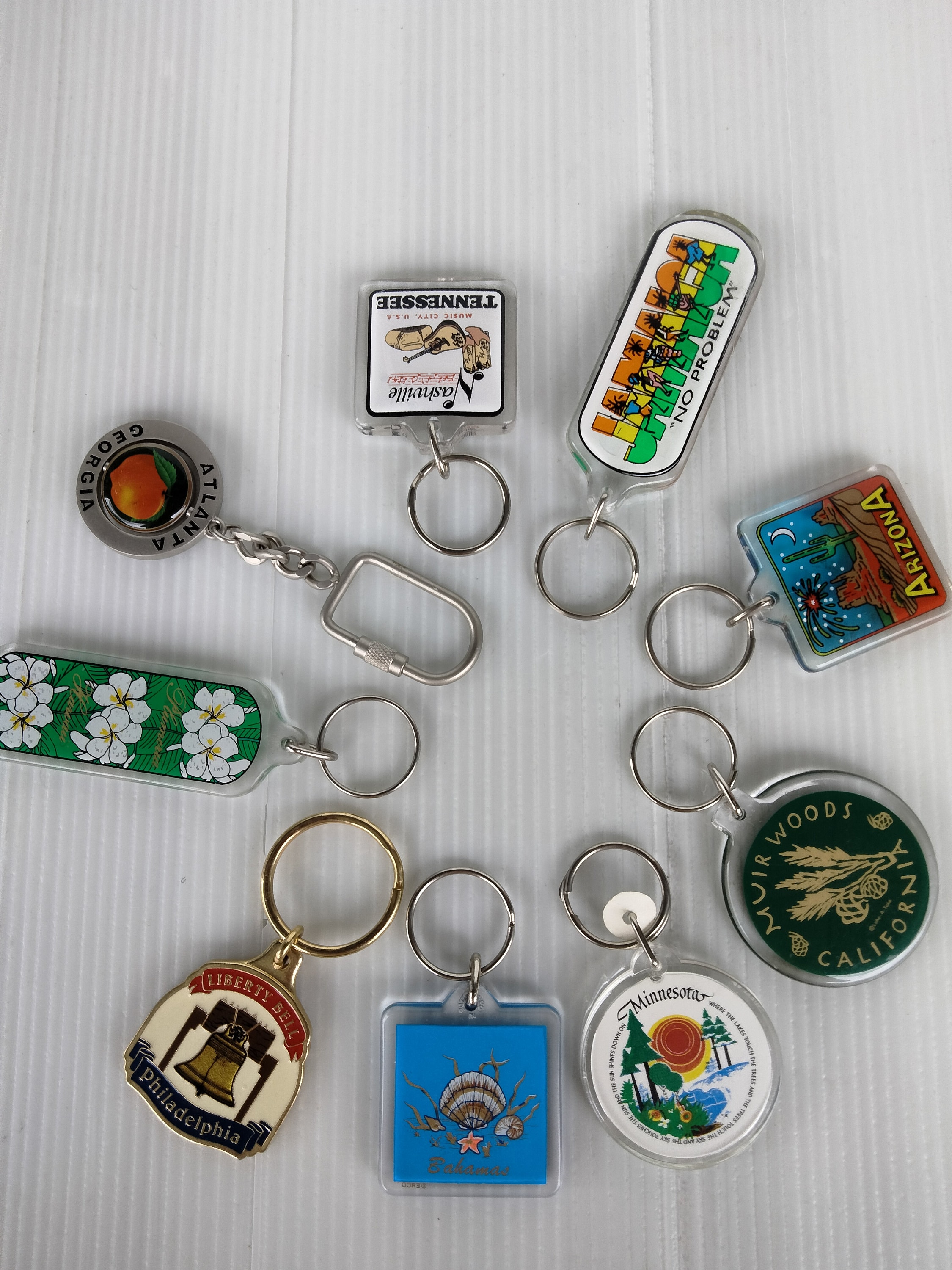Choice Vintage US State Souvenir Keychains - Etsy