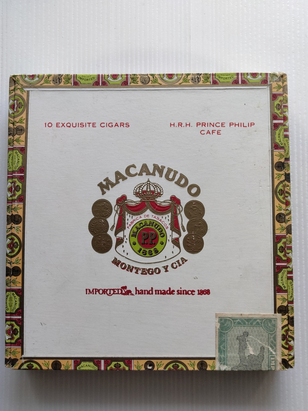 Vintage Macanudo Cigar Box Wooden - Etsy