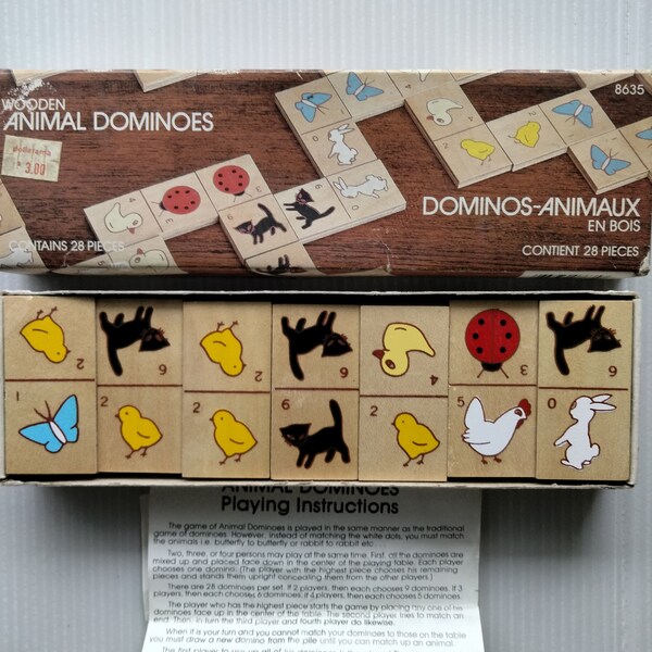 Vintage Dominoes Etsy
