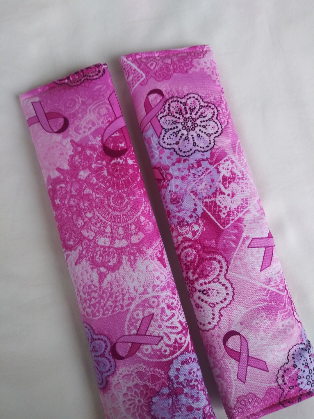 Pink Ribbon Breast Cancer Awareness Pattern Print Universal Fit Car Seat Cover