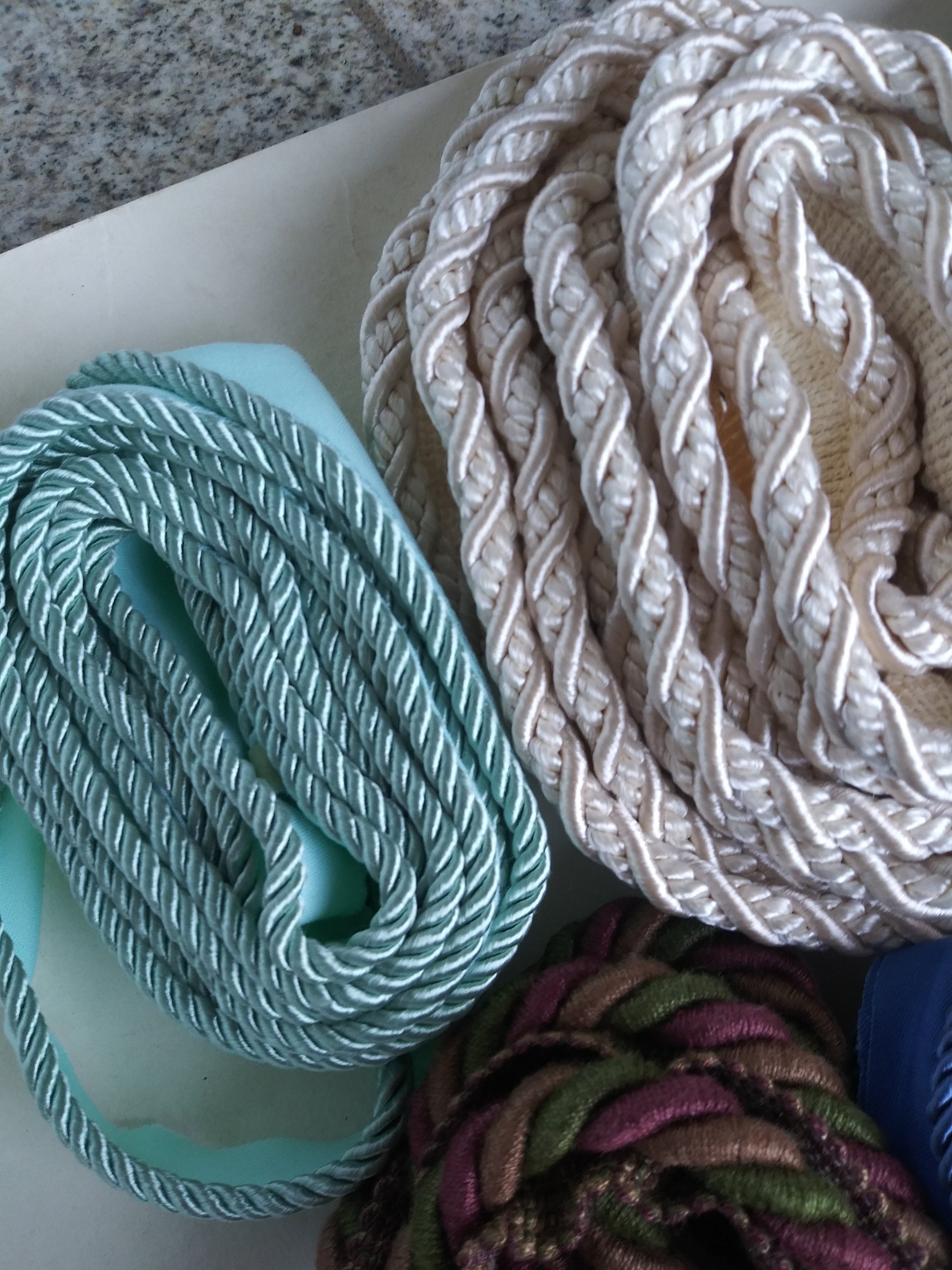 20 Yard Lot of Assorted Rope Trims destash Etsy