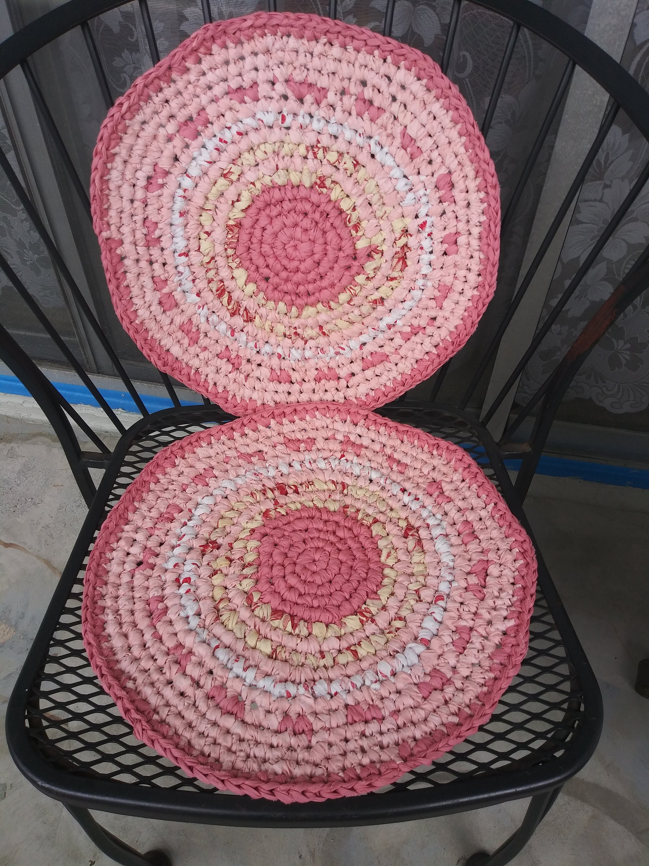 Ensemble Rose De 2 Coussinets