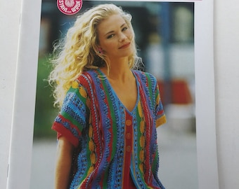 Vintage Book Stahl Knitting Pattern Magazine #4 made in Germany 1992